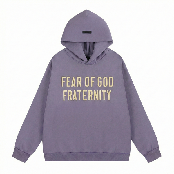 SS22 Fear of God Essentials Fraternity - Hoodie - Purple