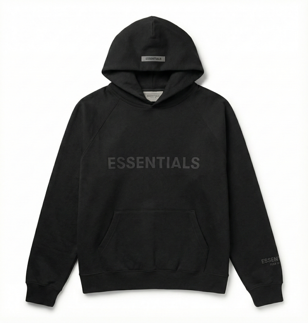 FW20 Fear of God Essentials Hoodie - Black