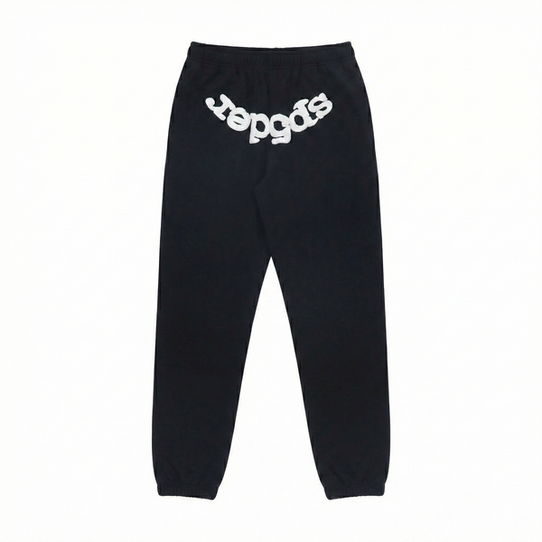 Sp5der Worldwide Web Sweatpants - Black