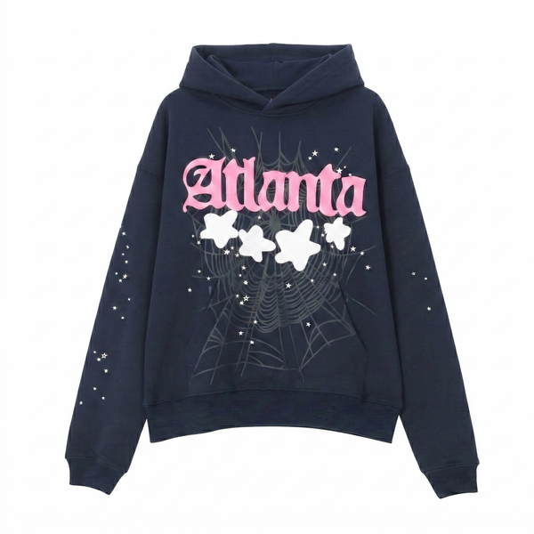 Sp5der Atlanta Hoodie 'Navy'