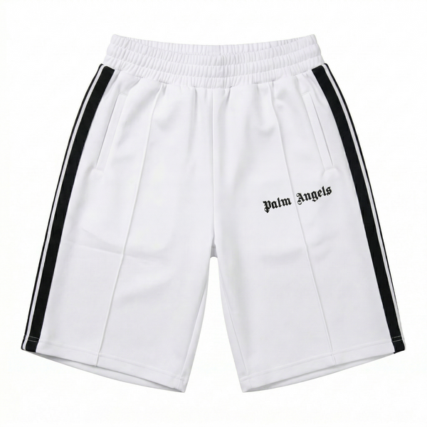 Palm Angels Classic Track Shorts - White/Black