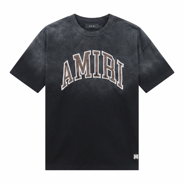 Amiri Arched Appliqué Logo T-Shirt - Faded Black
