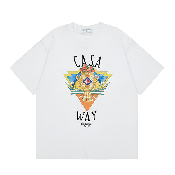 Casablanca Casa Way Championship T-Shirt - White