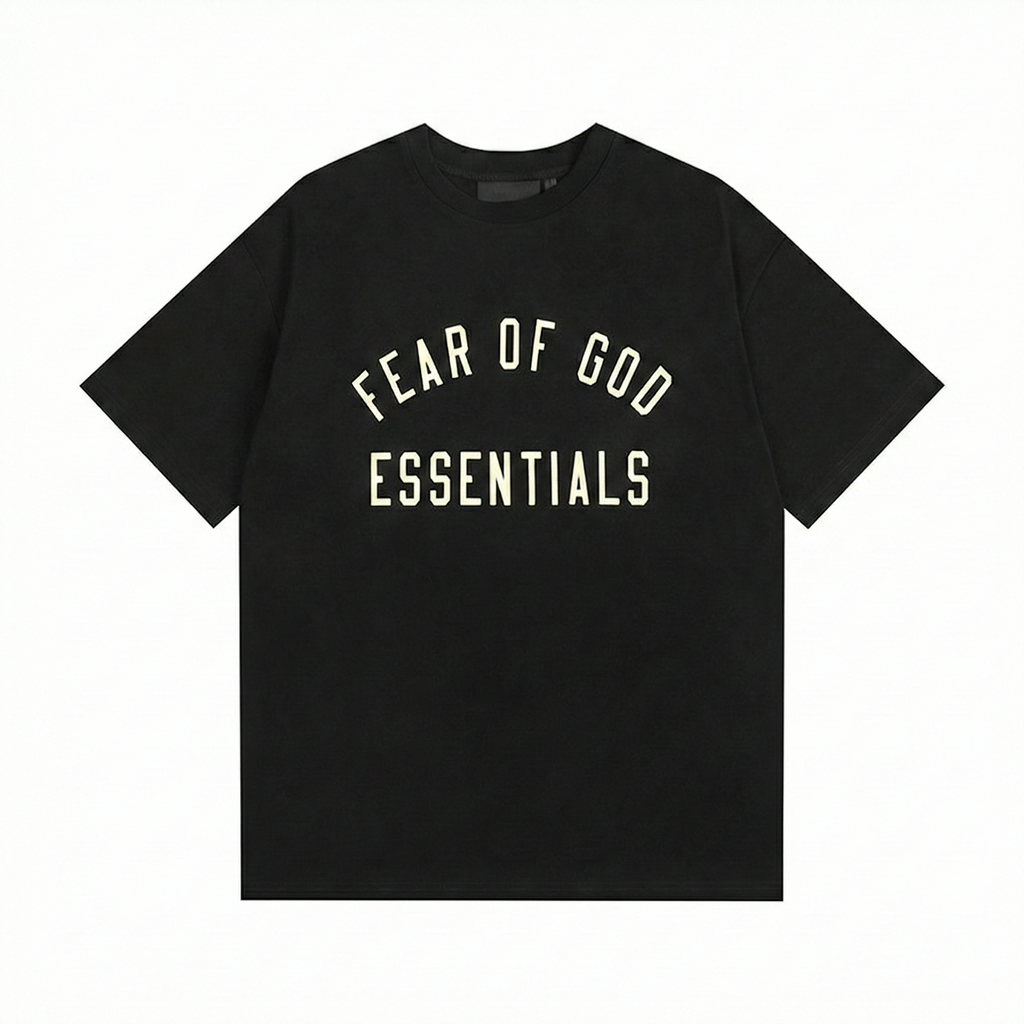 SS22 Fear of God Essentials Tri-Blend T-Shirt - Black