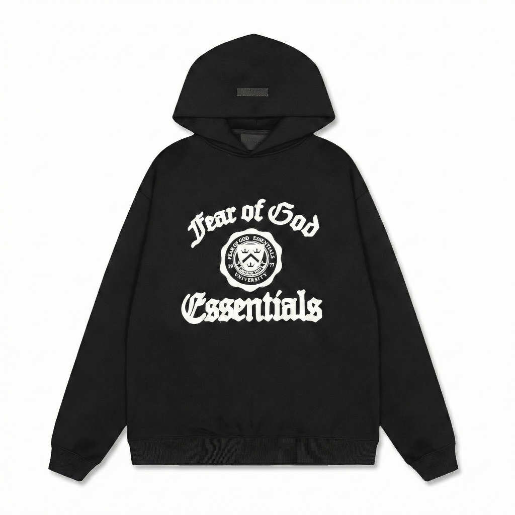 SS22 Fear of God Essentials University - Hoodie - Black