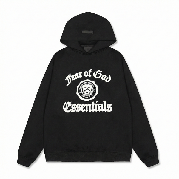 SS22 Fear of God Essentials University - Hoodie - Black