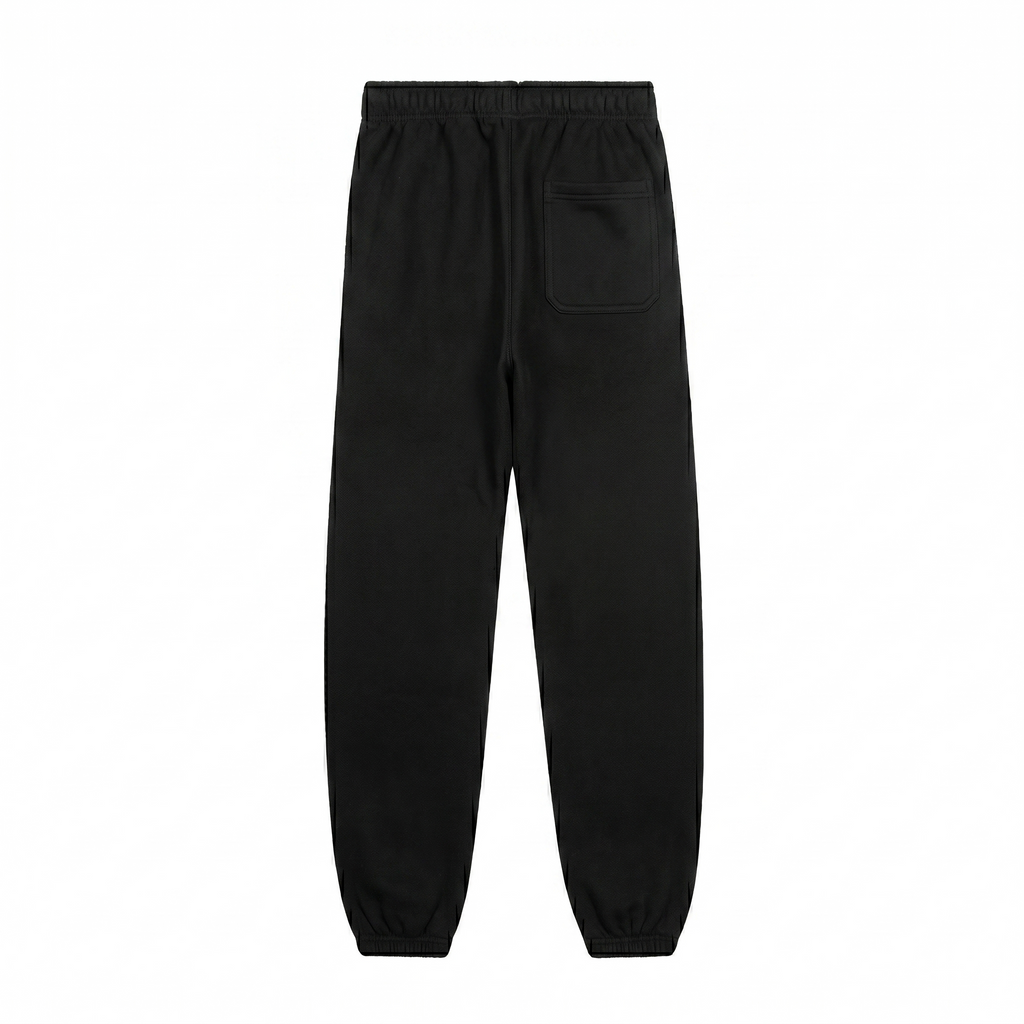 Sp5der Black Rhinestone Sweatpants - Black