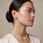Vivienne Westwood Pearl Heart Necklace - White / Gold