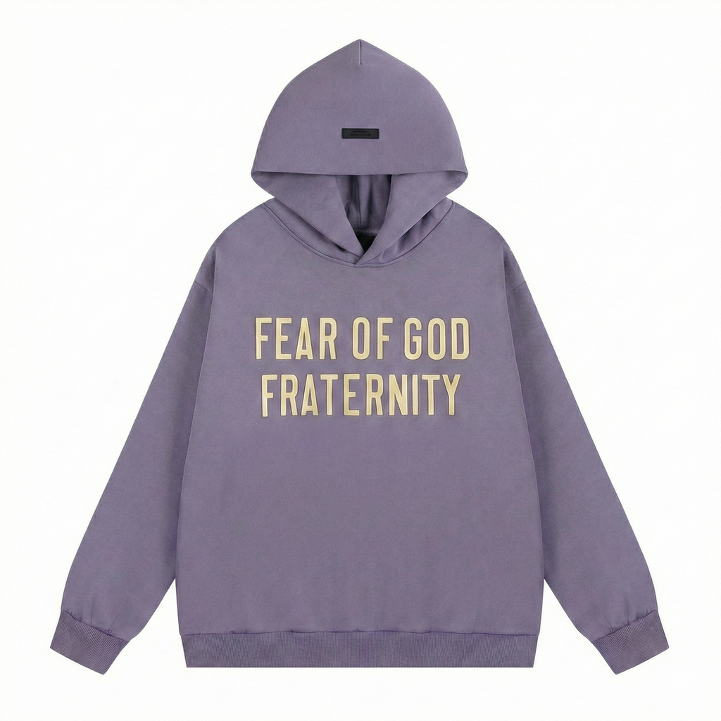 SS22 Fear of God Essentials Fraternity - Hoodie - Purple