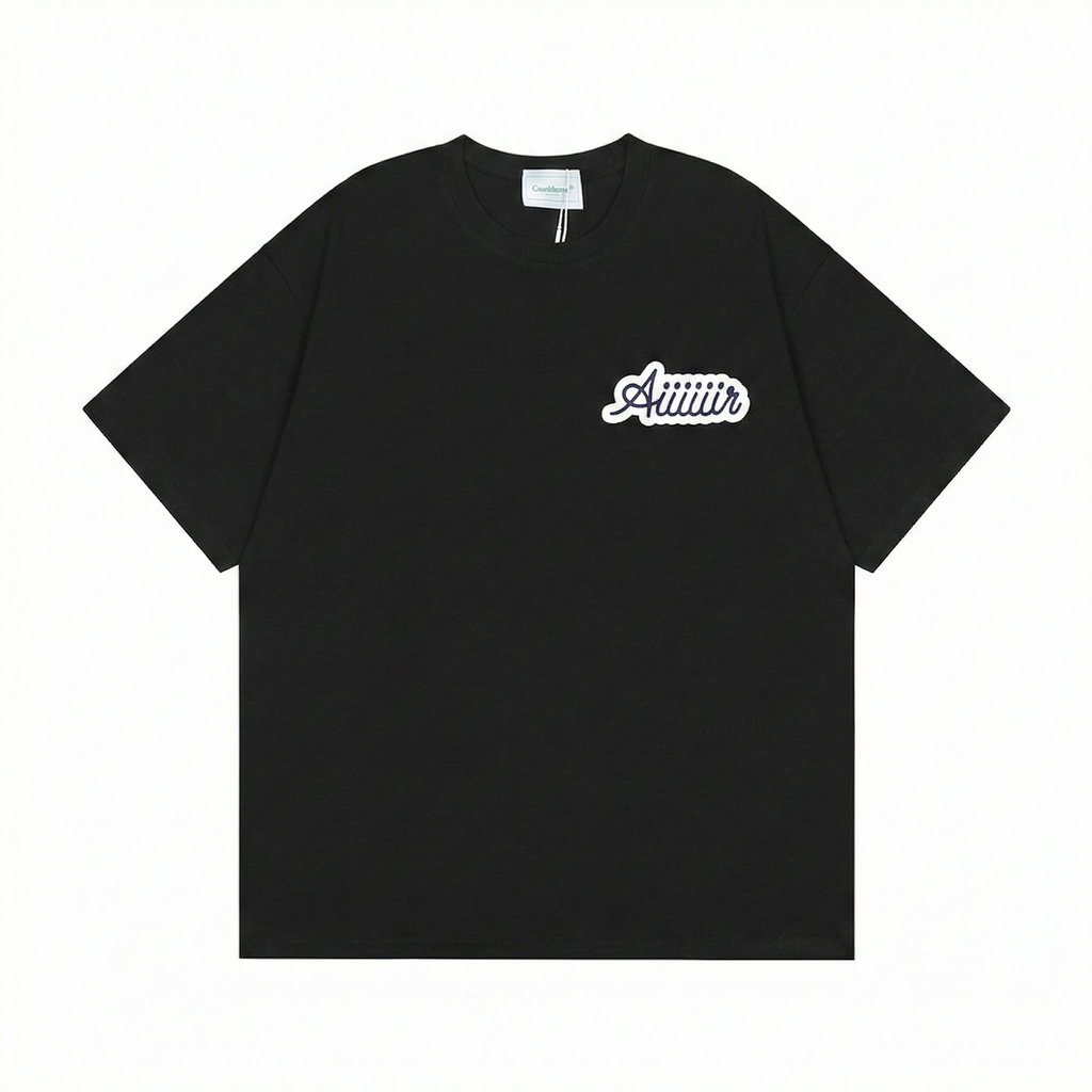 Casa Blanca Air Print T-Shirt - Black