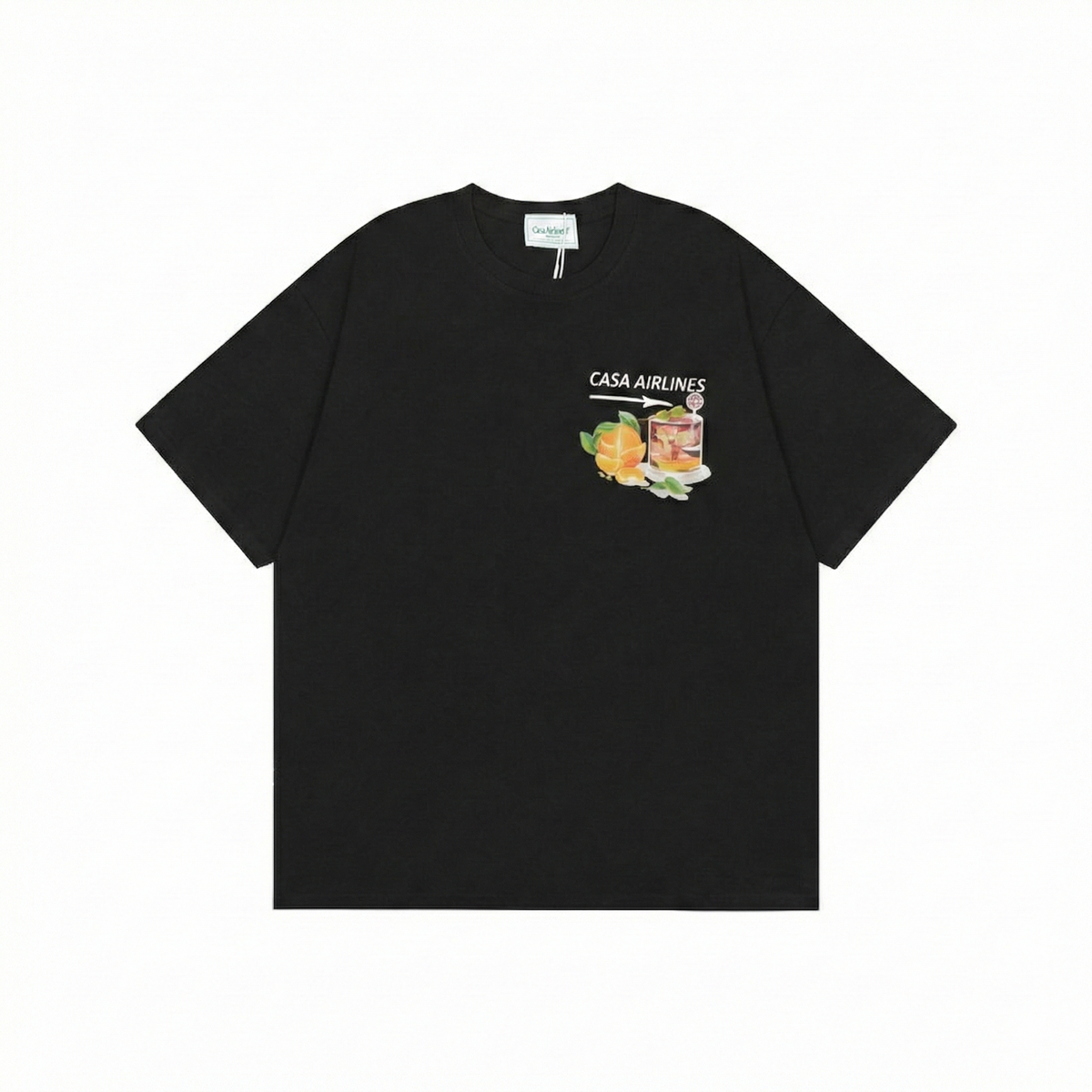 Casablanca Panoramique T-Shirt - Black