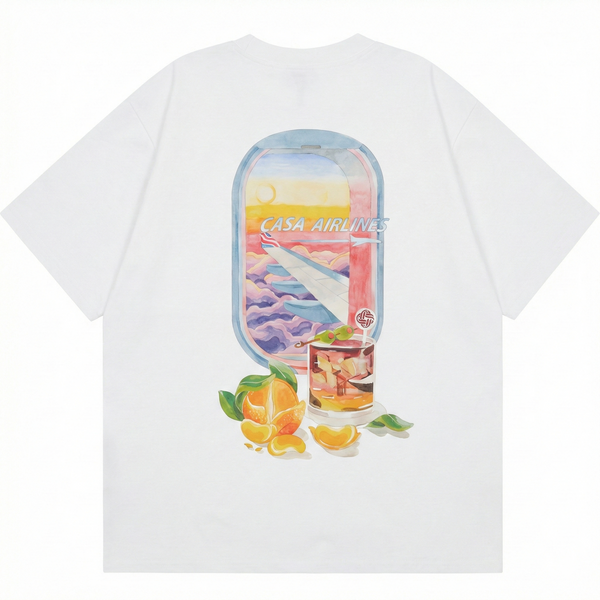 Casablanca Panoramique T-Shirt - White