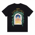 Casa Blanca Avenida Print T-Shirt - Black