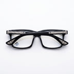 Chrome Hearts Cox Square 2271 Glasses — Black / Silver