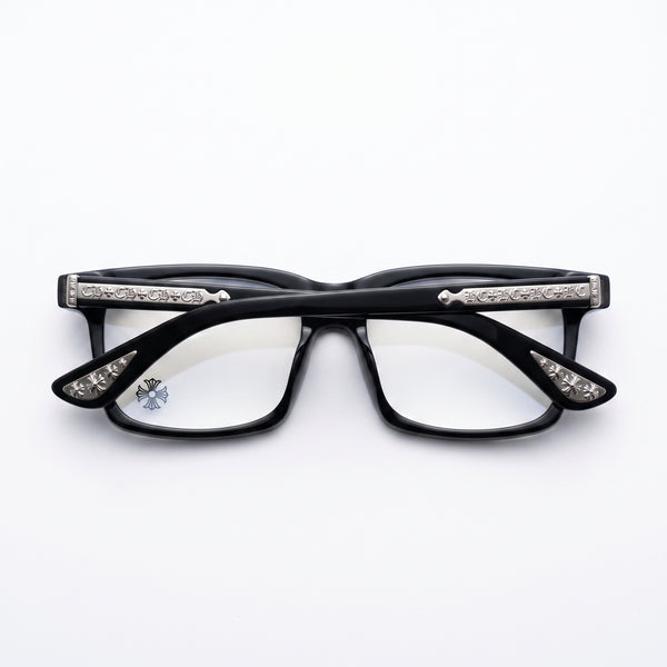 Chrome Hearts Cox Square 2271 Glasses — Black / Silver