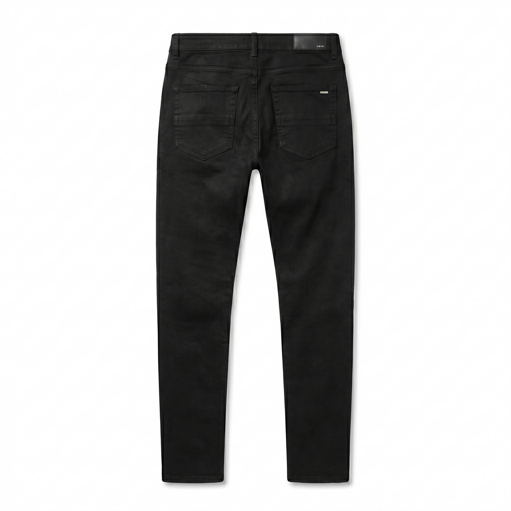 Amiri MX1 Crystal Jeans — Black