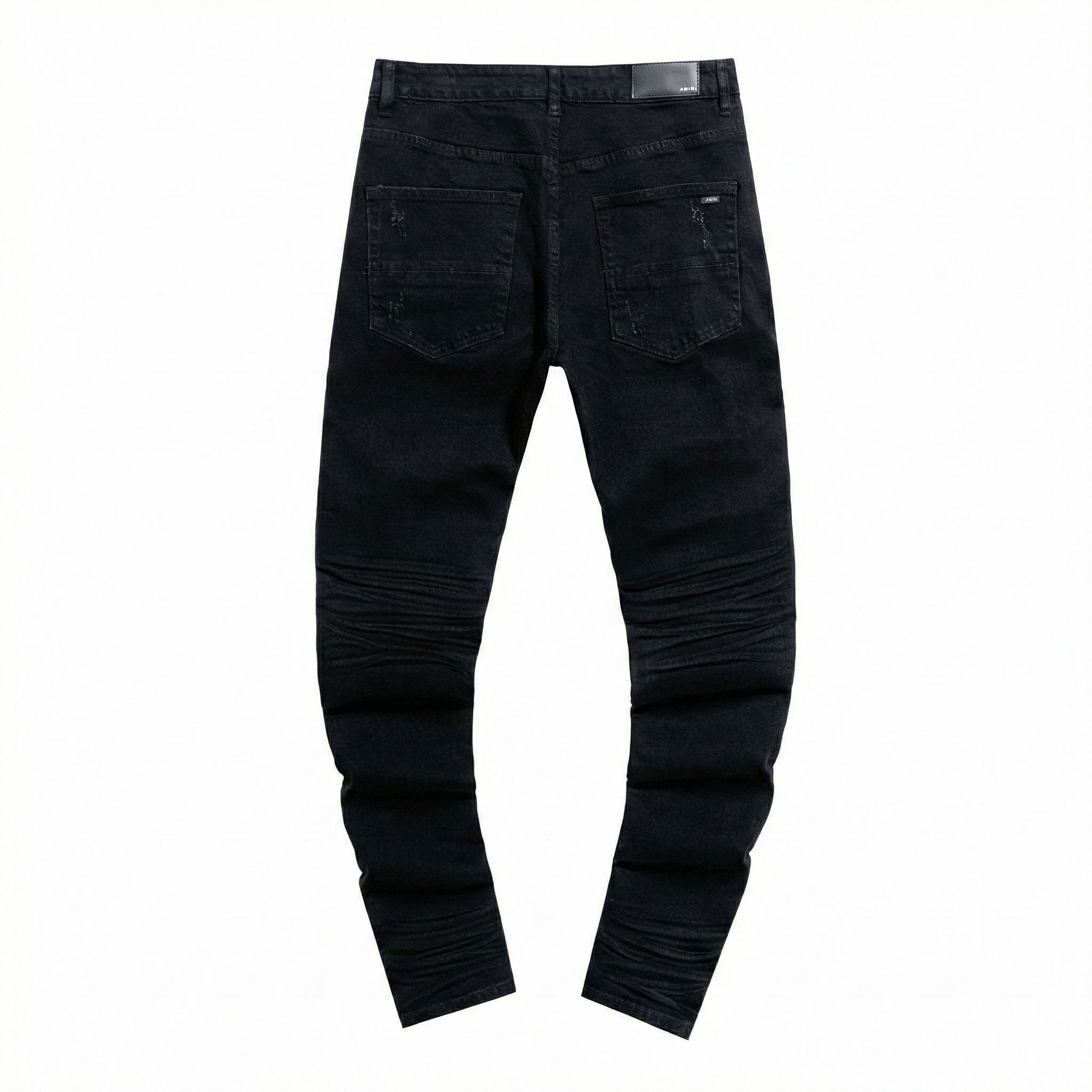 Amiri MX1 Patch Skinny Jeans - Black