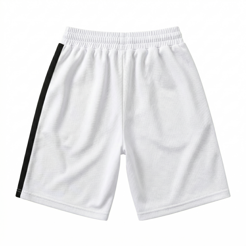 Palm Angels Classic Track Shorts - White/Black