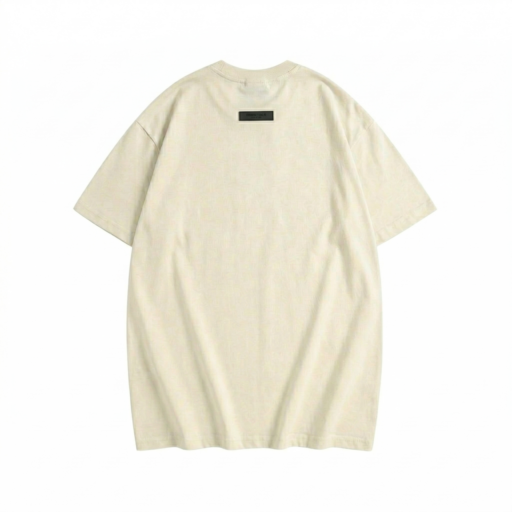 Fear of God Essentials Front Logo T-Shirt - Apricot