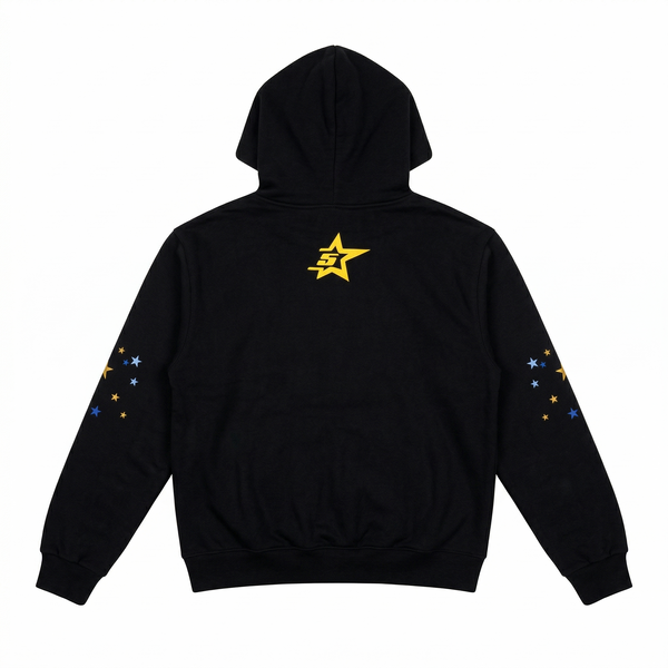 Sp5der P*NK Hoodie - Black