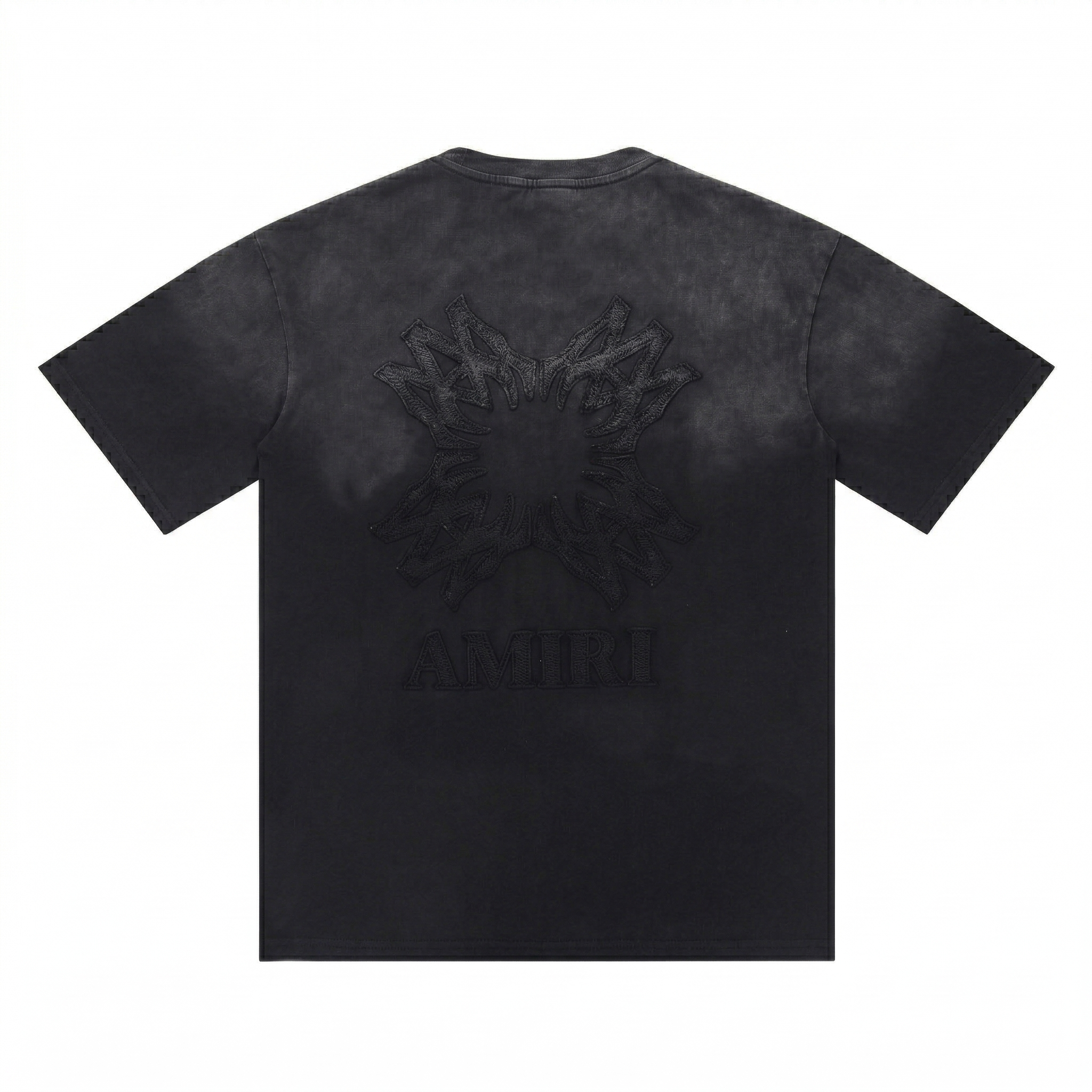Amiri Embroidered MA Cross T-Shirt - Vintage Black