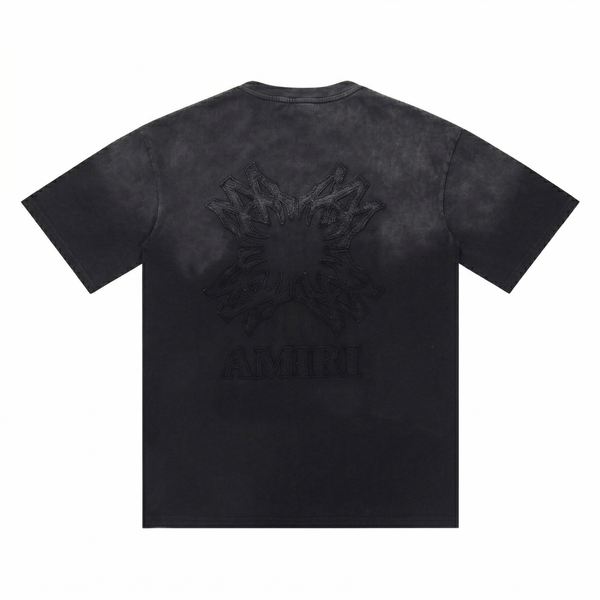 Amiri Embroidered MA Cross T-Shirt - Vintage Black