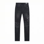 AMIRI Varsity Skinny Fit Jeans - Black