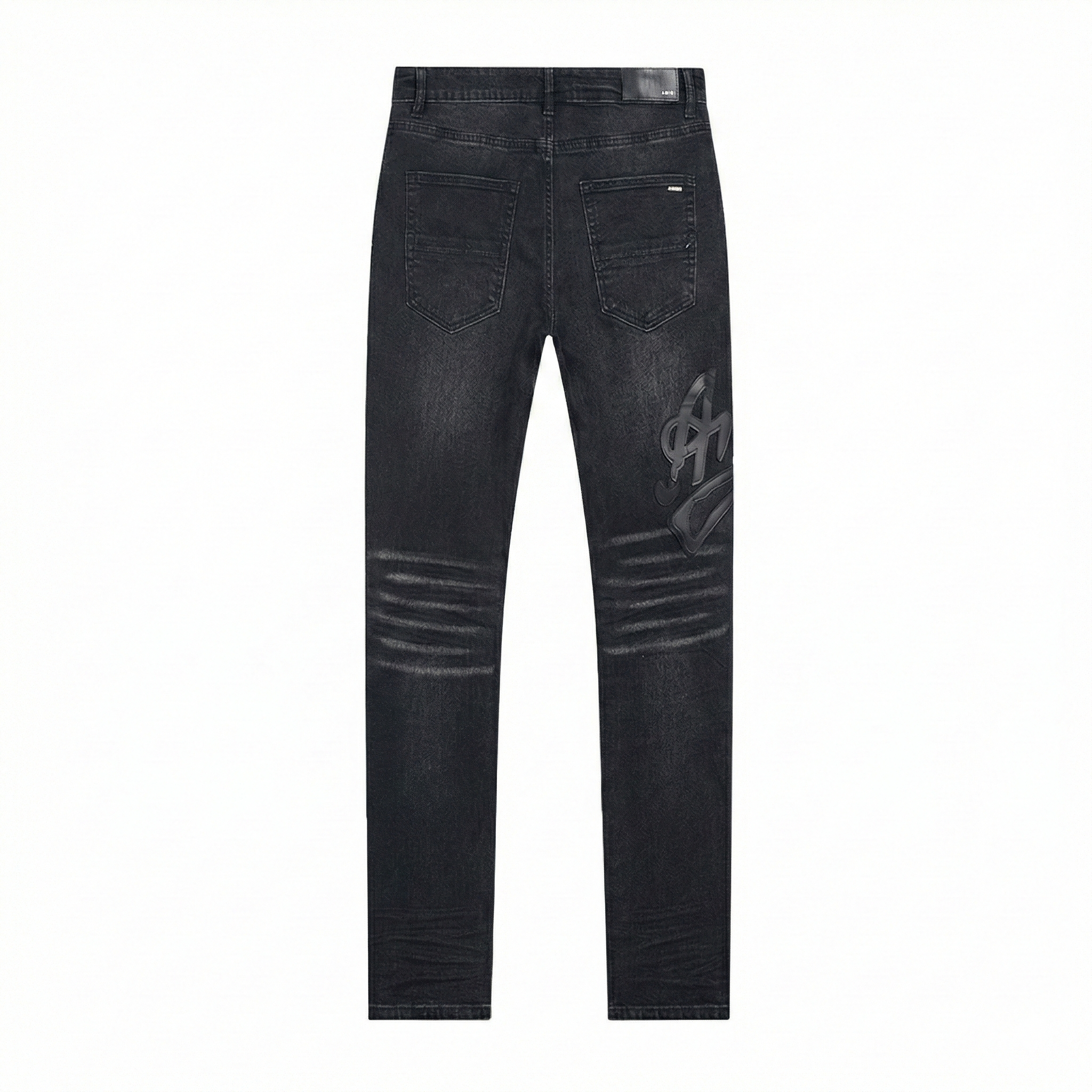 AMIRI Varsity Skinny Fit Jeans - Black