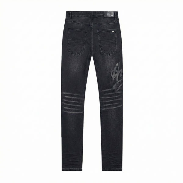 AMIRI Varsity Skinny Fit Jeans - Black