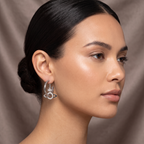 Vivienne Westwood Orb Hoop Earrings — Silver