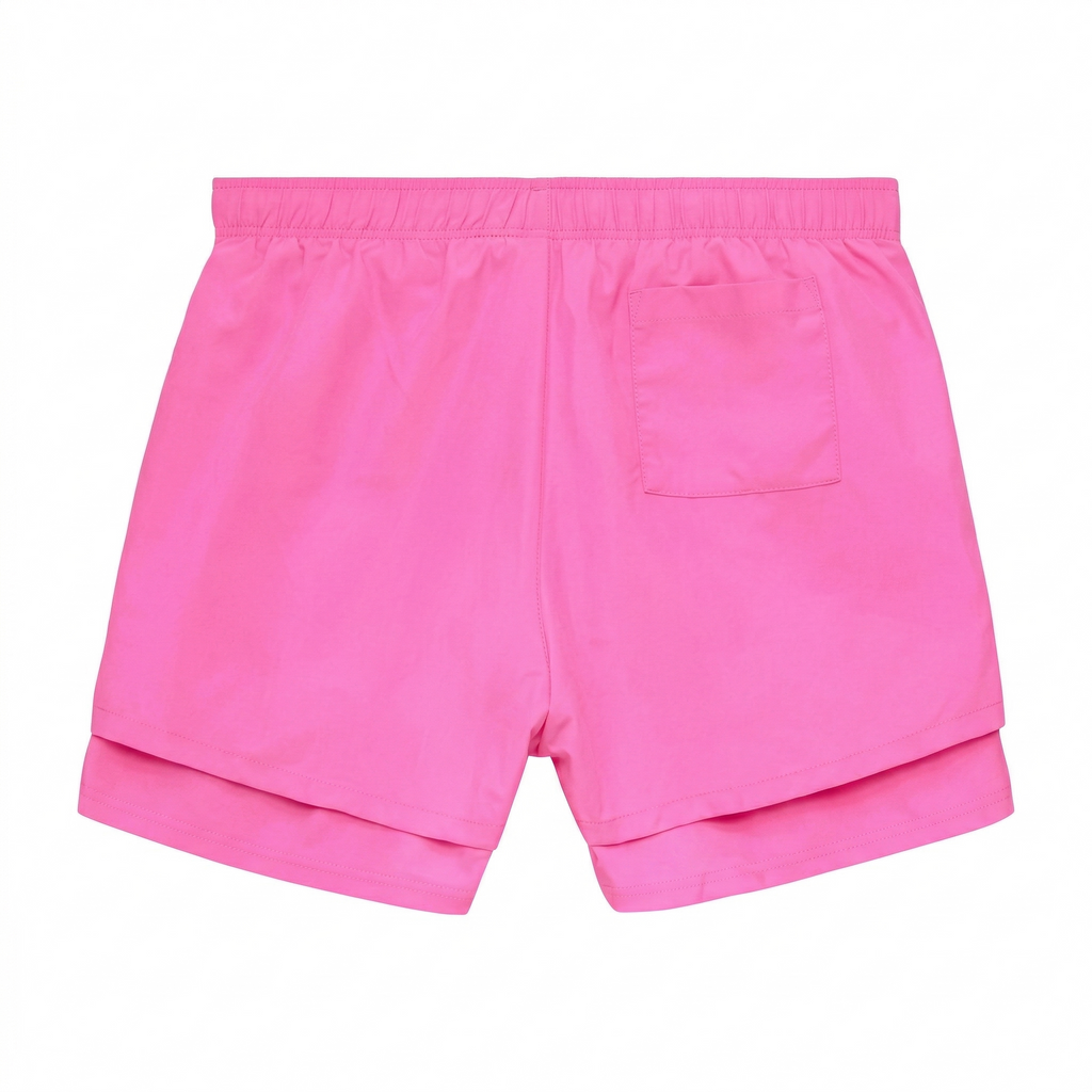 Sp5der OG Web Double Layer Short — Pink