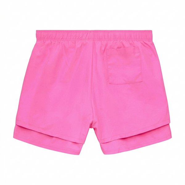 Sp5der OG Web Double Layer Short — Pink