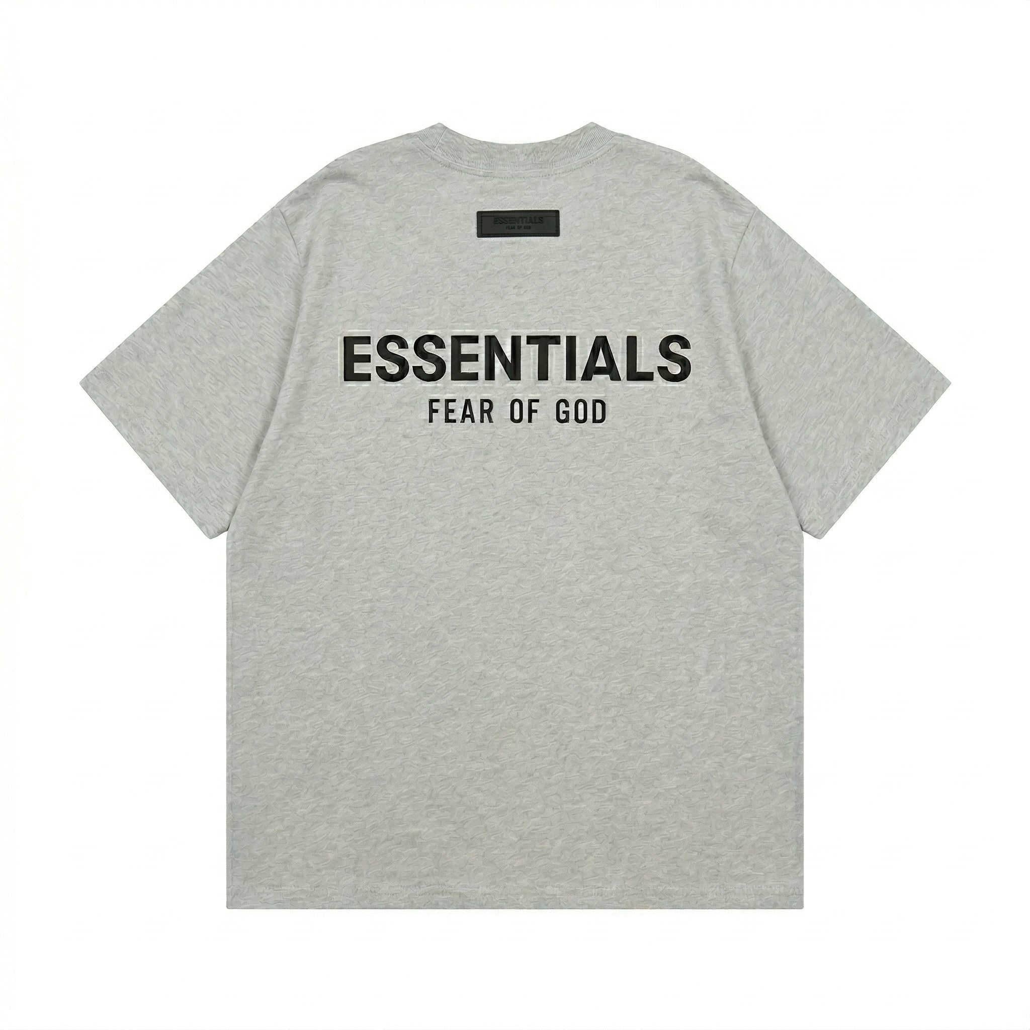 Fear of God Essentials Logo T-Shirt SS22 - Heather Grey