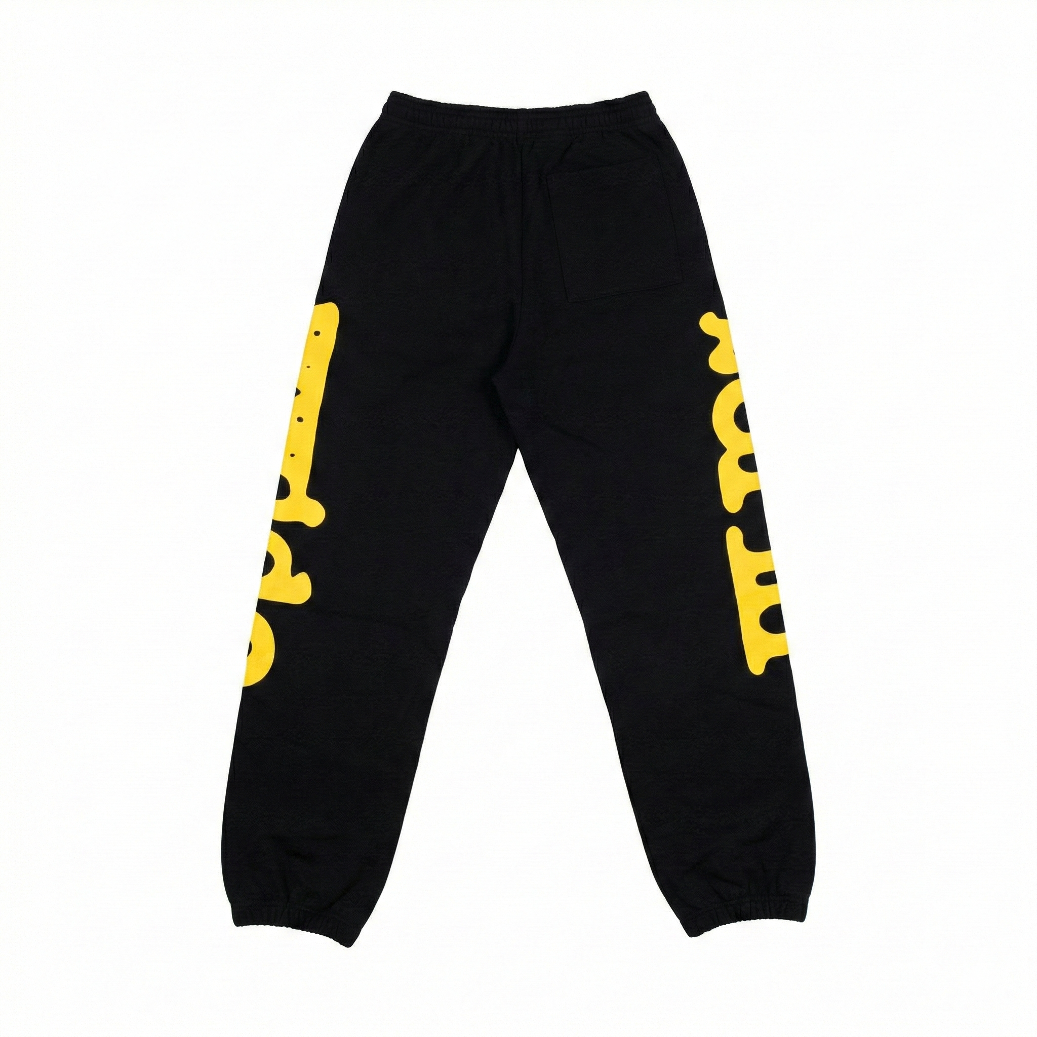 Sp5der Beluga Sweatpants - Onyx/Yellow