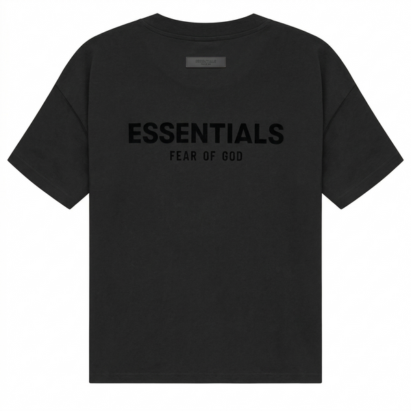 Fear of God Essentials SS22 Chest Logo T-Shirt - Black