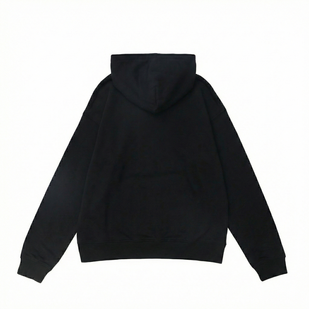 Sp5der x Heroes And Villains Hoodie Black