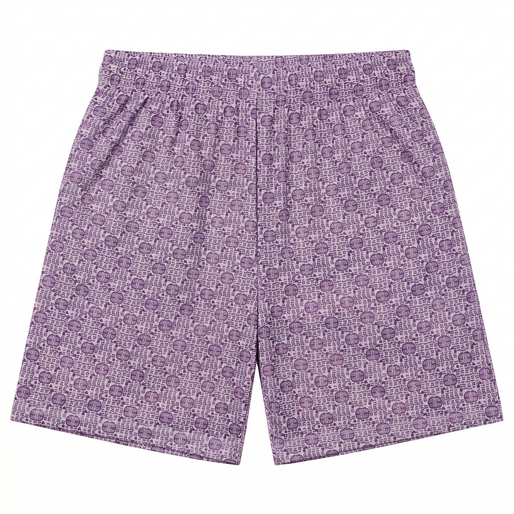 Eric Emanuel EE Basic Short — Purple Monogram