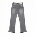 Gallery Dept. Vintage Wash Patchwork Flare Jeans - Grey