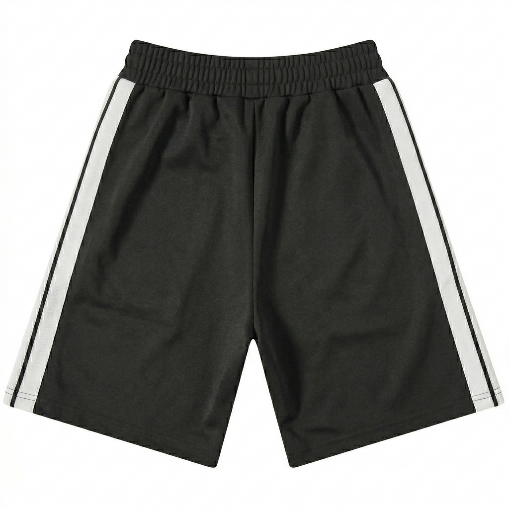 Palm Angels Classic Track Shorts - Black/White