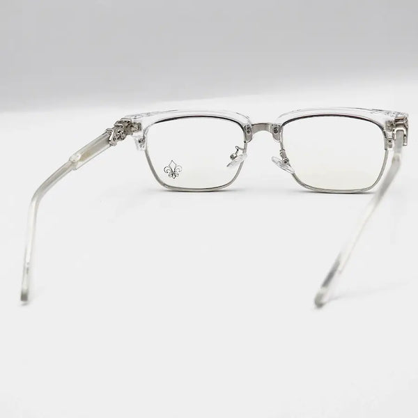Chrome Hearts Club Master 8010 Glasses - Clear / Silver