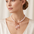 Vivienne Westwood Pearl Necklace — Pink