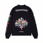 Chrome Hearts Multicolor Cross Pocket Long Sleeve T-Shirt - Black / Multicolor