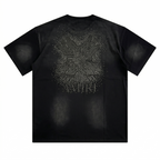 Amiri Rhinestone MA Cross T-Shirt - Vintage Black