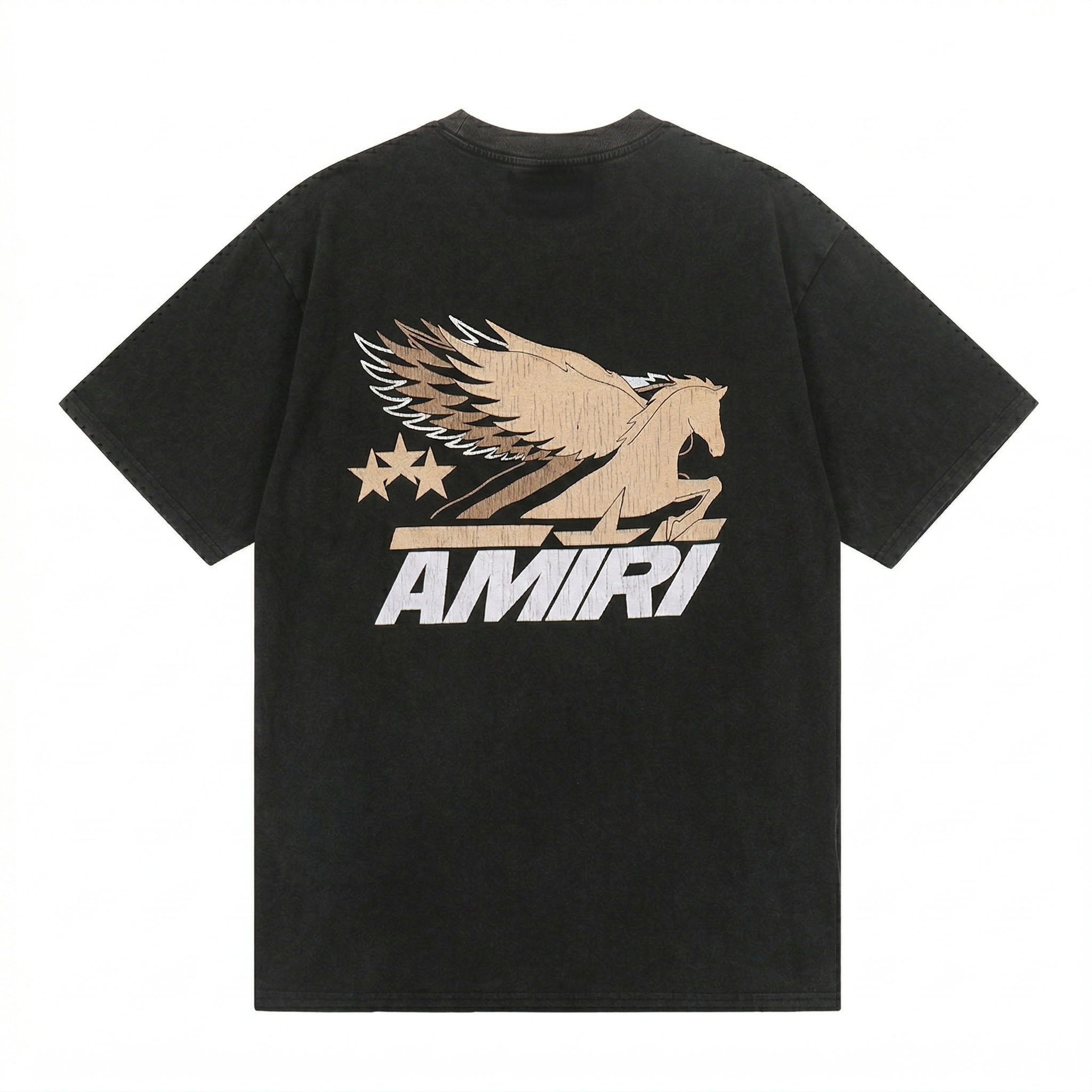 Amiri Vintage Pegasus Tee - Faded Black