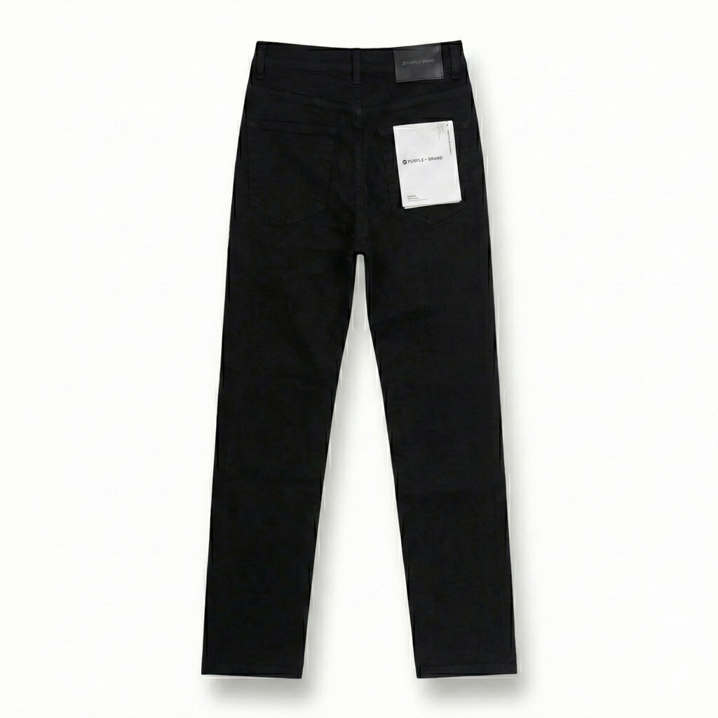 Purple Brand P001 Low Rise Slim Leg Jeans - Black