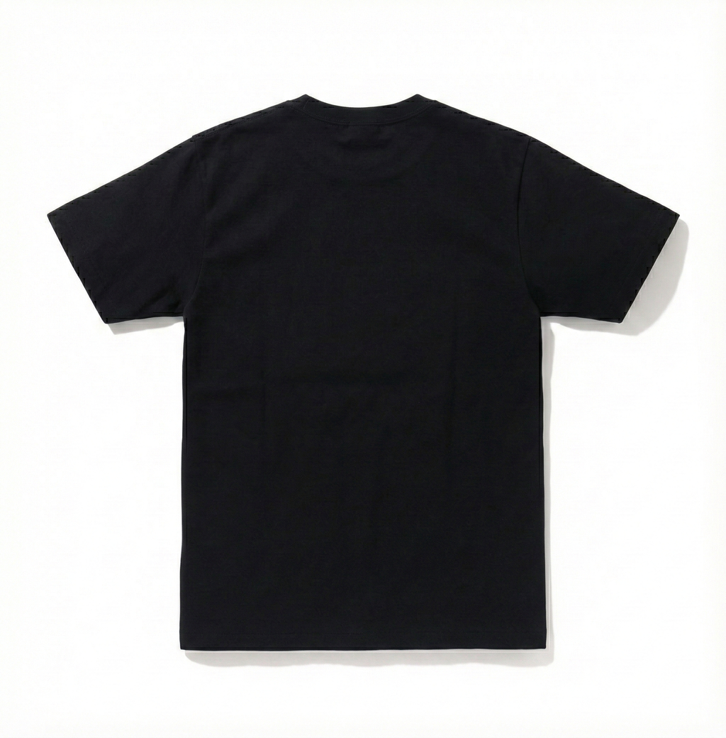 BAPE A Bathing Ape Space Camo Big Ape Head Tee Black
