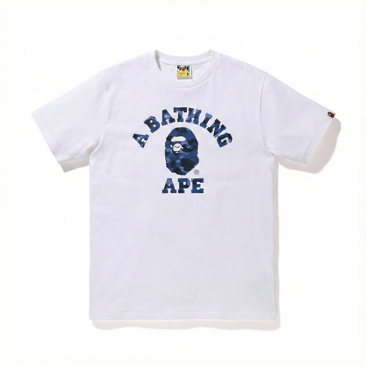 BAPE Color Camo College Tee - Blue