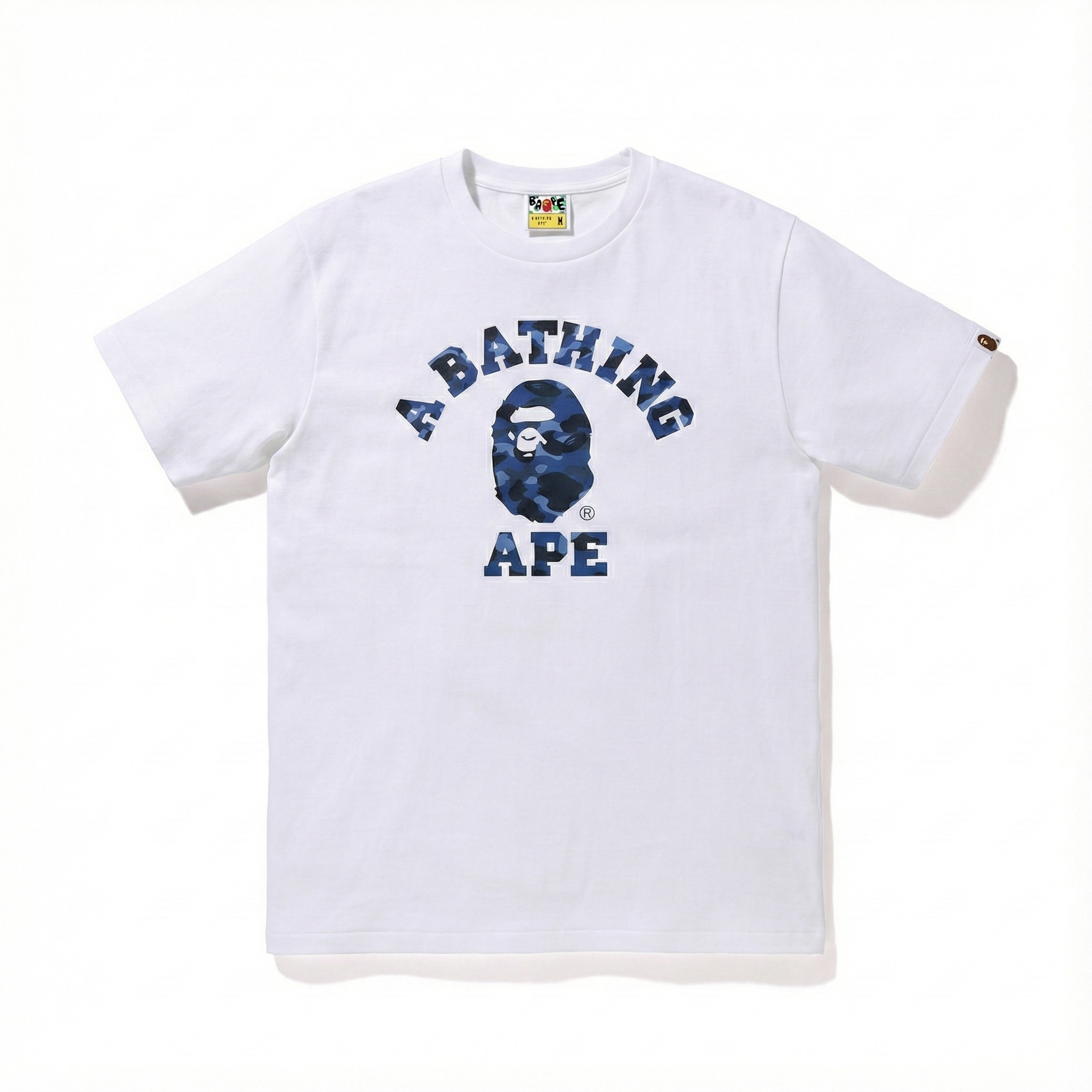 BAPE Color Camo College Tee - Blue