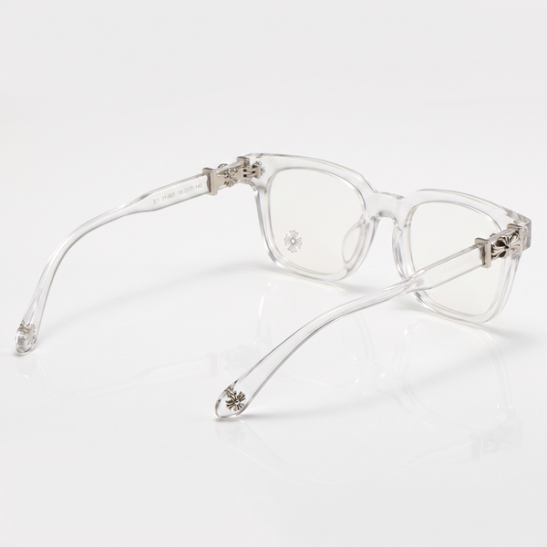 Chrome Hearts Cox Ucker 2273 Glasses - Clear / Silver