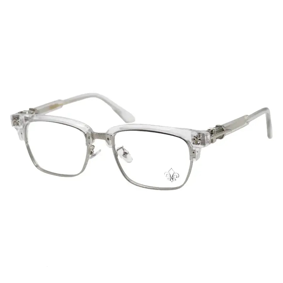 Chrome Hearts Club Master 8010 Glasses - Clear / Silver